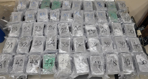 На два гранична прелаза заплењено 19 кг сканка